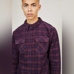 Native Youth Corduroy Plaid Shirt